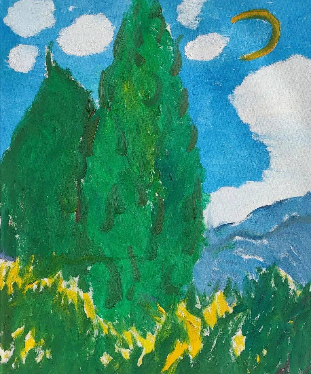 跟随艺术笔触探索自然美景，最新美术成果揭示内心宁静之旅