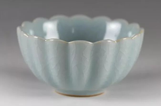 独家蓝色汝窑茶盏，天蓝色汝窑瓷器 