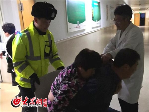 老人突发脑梗救援，老人突发性脑梗 
