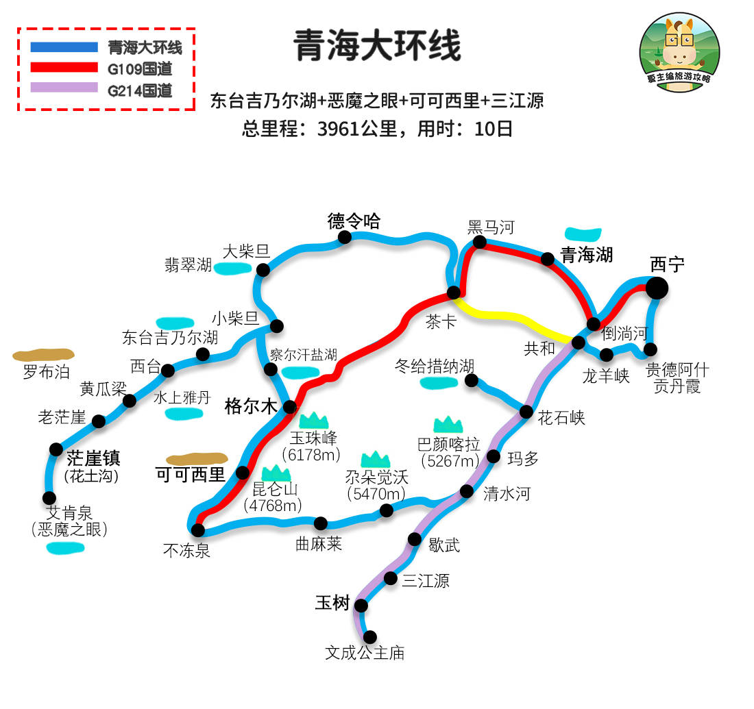 「独家攻略」青海、新疆、西藏旅行指南，最新旅游路线一网打尽