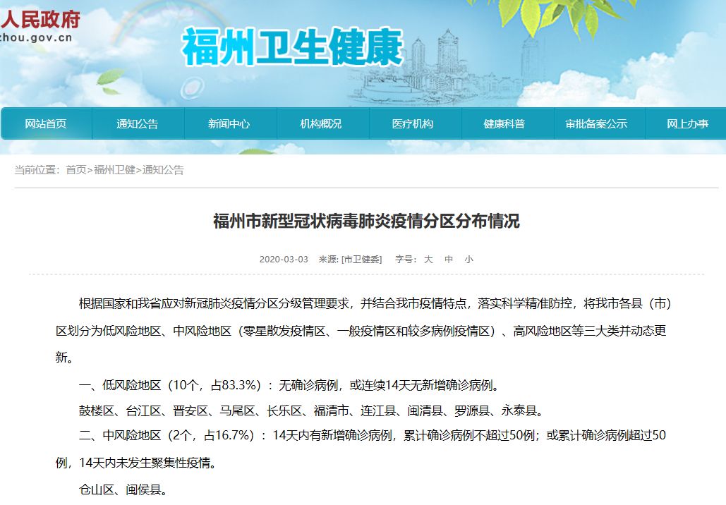 福州疫情最新动态更新